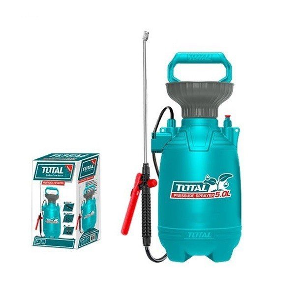 Bình phun nước khử trùng, diệt khuẩn, bơm tay áp suất bình xịt phun sương châm sóc vườn cây 5 lít total thspp3051