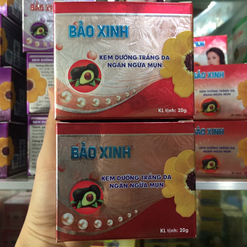 [HCM] Kem dưỡng trắng da ngăn ngừa mụn Bảo Xinh 20g