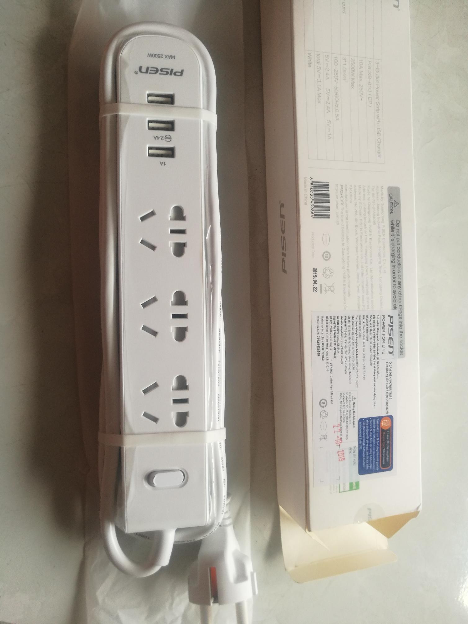 Ổ cắm điện pisen pscxb-01u