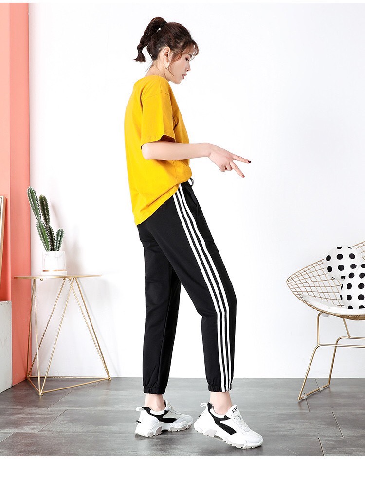 [HCM]QUẦN THỂ THAO 3 SỌC THỂ DỤC NAM NỮ HOT TREND ỐNG XUÔN BỀN MÀU KHÔNG XÙ LÔNG 1REDSHOP