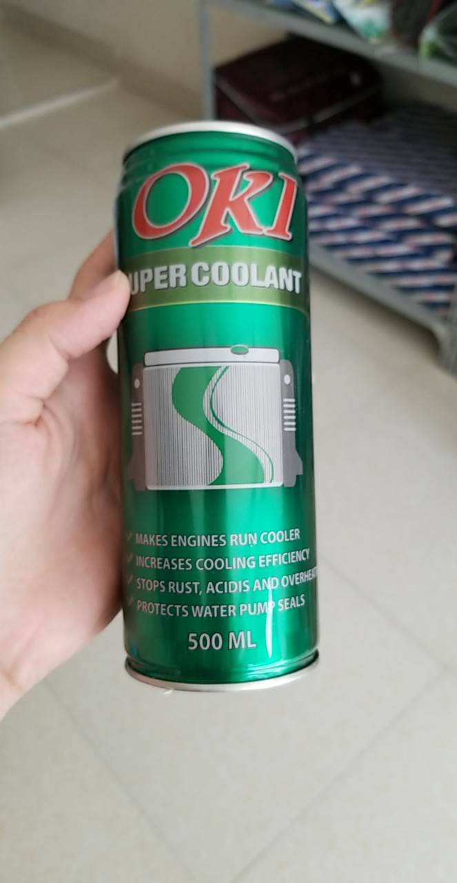 Nước làm mát xanh OKi làm mát động cơ xe ô tô