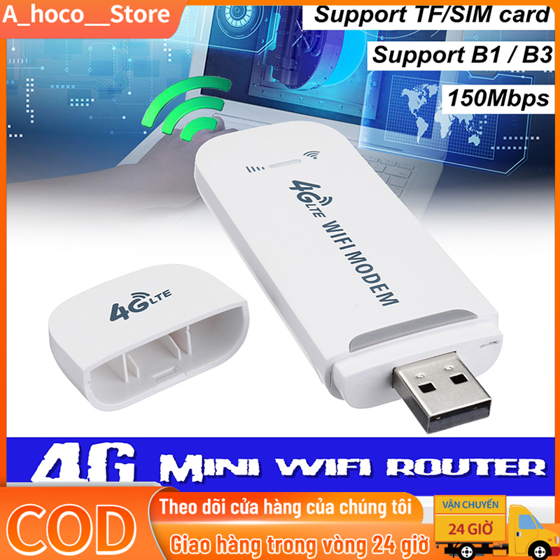 【khu vực thành phố hồ chí minh  giao hàng】bộ phát wifi di động 4g lắp sim,Router Wifi 4G DONGLE LTE Modem- USB Phiên Bản Mới Phát wifi cực mạnh từ Sim 4G dễ dàng sử dụng