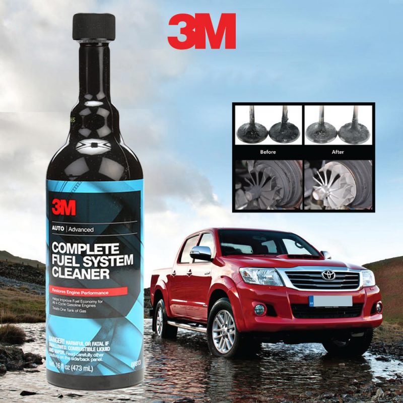 [HCM]Dung Môi Phụ Gia Súc Béc Xăng 3M- PN8813 Fuel System Cleaner Tank Additive 16oz