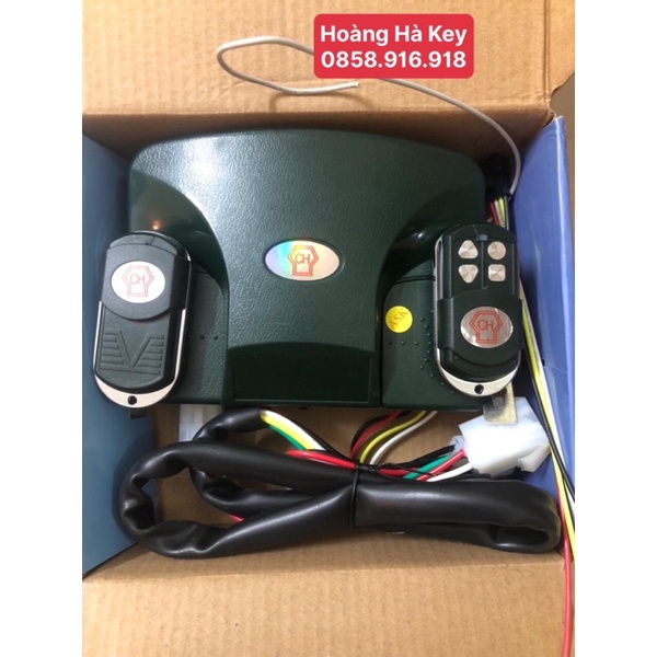 Bộ hộp điều khiển cửa cuốn ch xanh 365 mhz mã nhảy, kèm 2 tay khiển