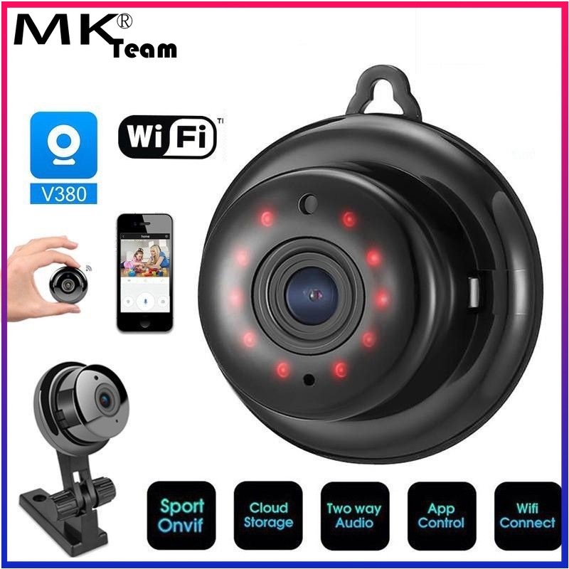 Camera siêu nhỏ , camera mini wifi , Camera an ninh không dây Máy ảnh V380 IP WIFI HD phát hiện chuyển động bảo hành 12 tháng 1 đổi 1.