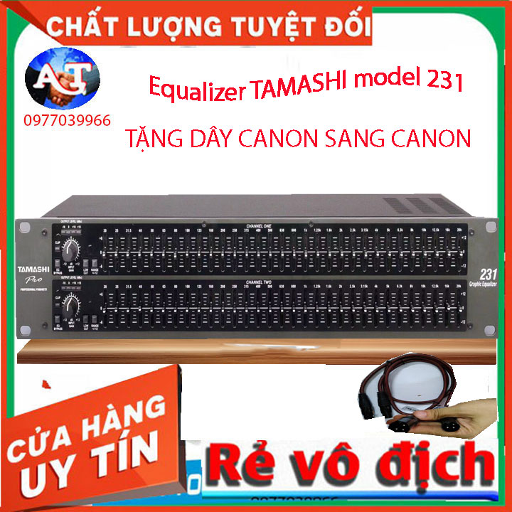 lọc xì equalizer cao cấp DBX 231 - TẶNG 2 dây CANON