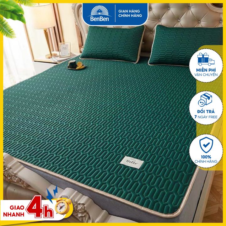 Size 1.8x2m - Chiếu điều hòa tencel mủ cao su non Ben ben - ko kèm vỏ gối - chieu cao su, chieu dieu hoa, chiếu cao su non
