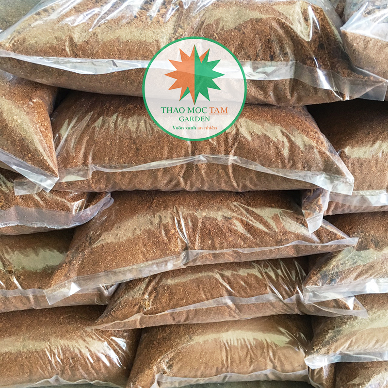 Mụn dừa trồng cây Vườn Thảo Mộc - Dùng Mụn dừa trồng dâu tây, hoa hồng, hoa chậu, các dòng cây trong vườn, thích hợp nhà phố