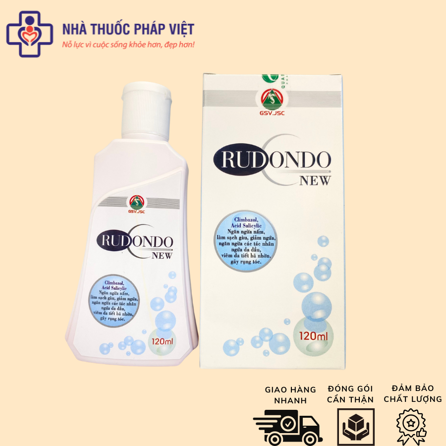 Dầu gội ngừa nấm, sạch gàu rudondo new 120ml