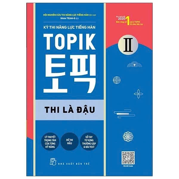 Sách - Kỳ Thi Năng Lực Tiếng Hàn Topik II - Thi Là Đậu -(NXB Trẻ)