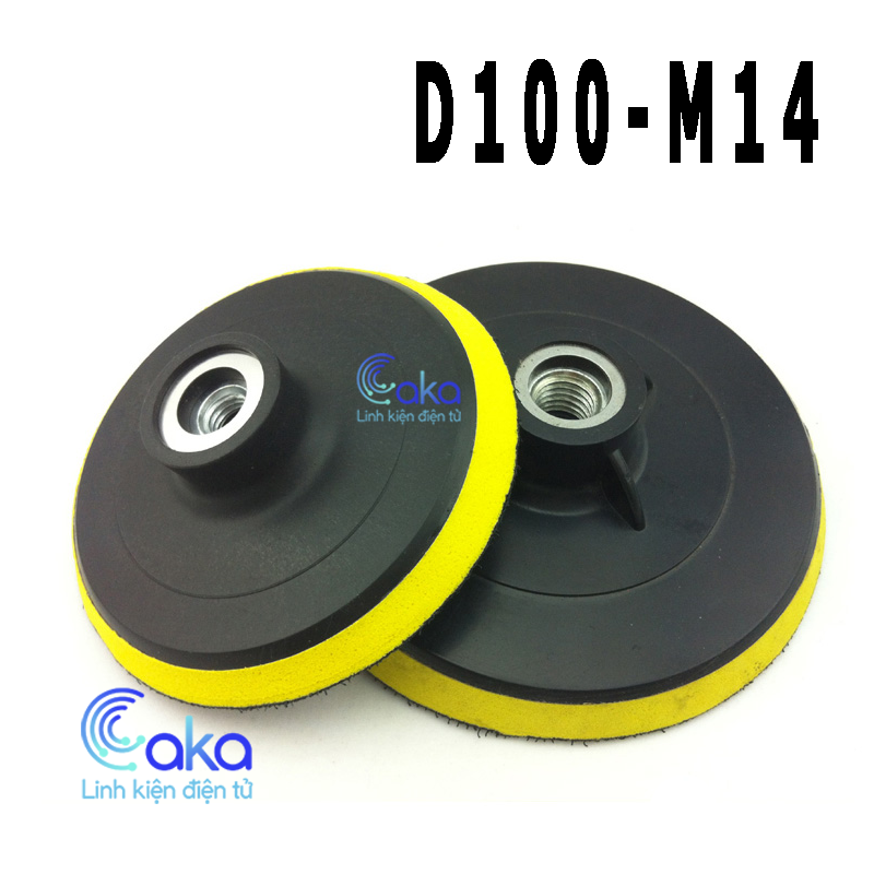 Bánh chà nhám đánh bóng mài bóng tròn 4 inch 100mm