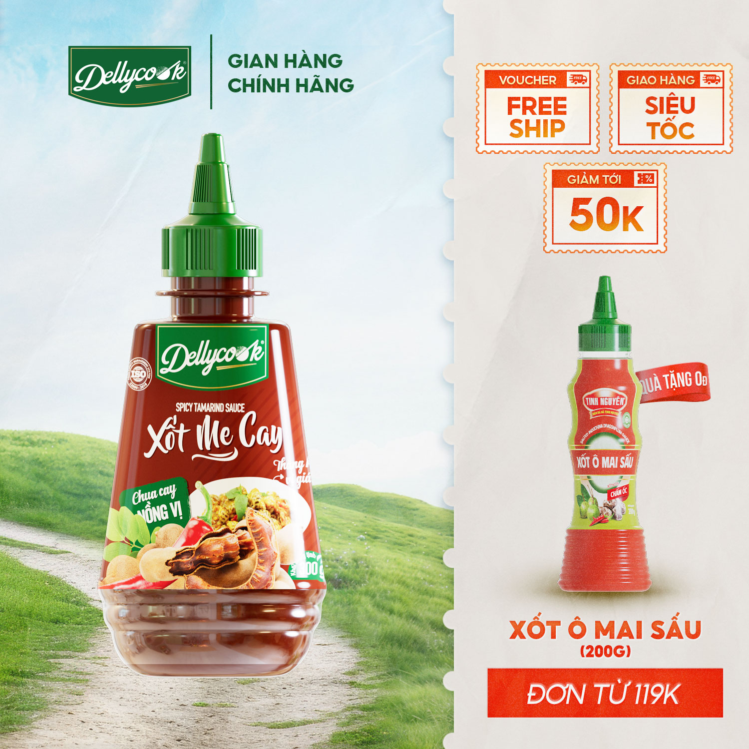 Xốt Me Cay DellyCook