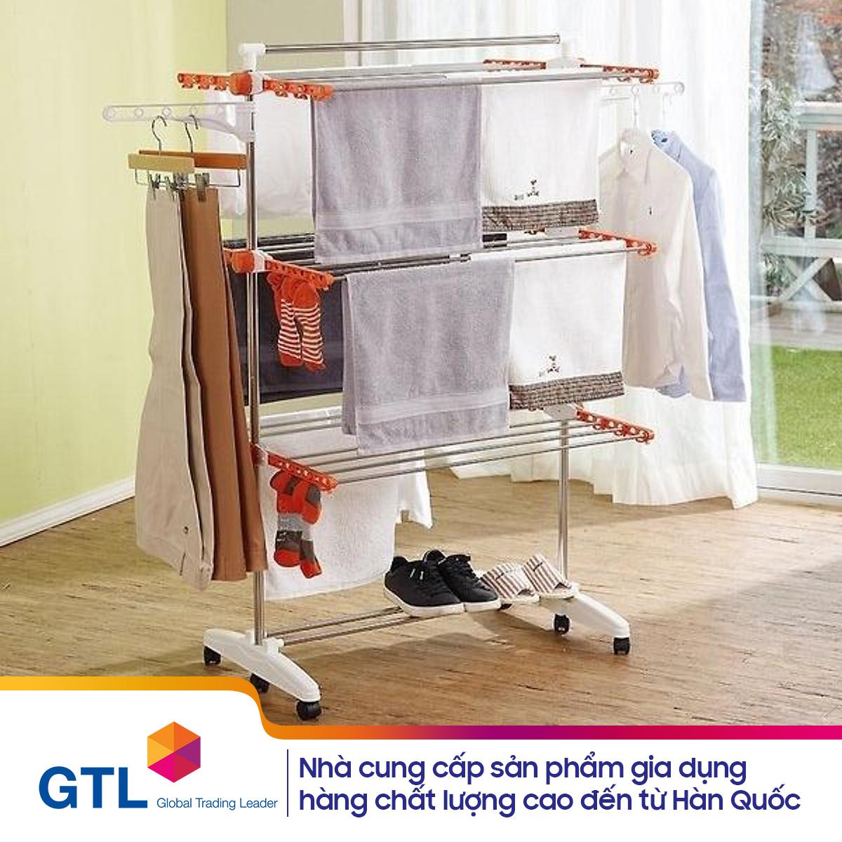 Giá phơi đồ Korea, giàn phơi đồ Hàn Quốc GLS