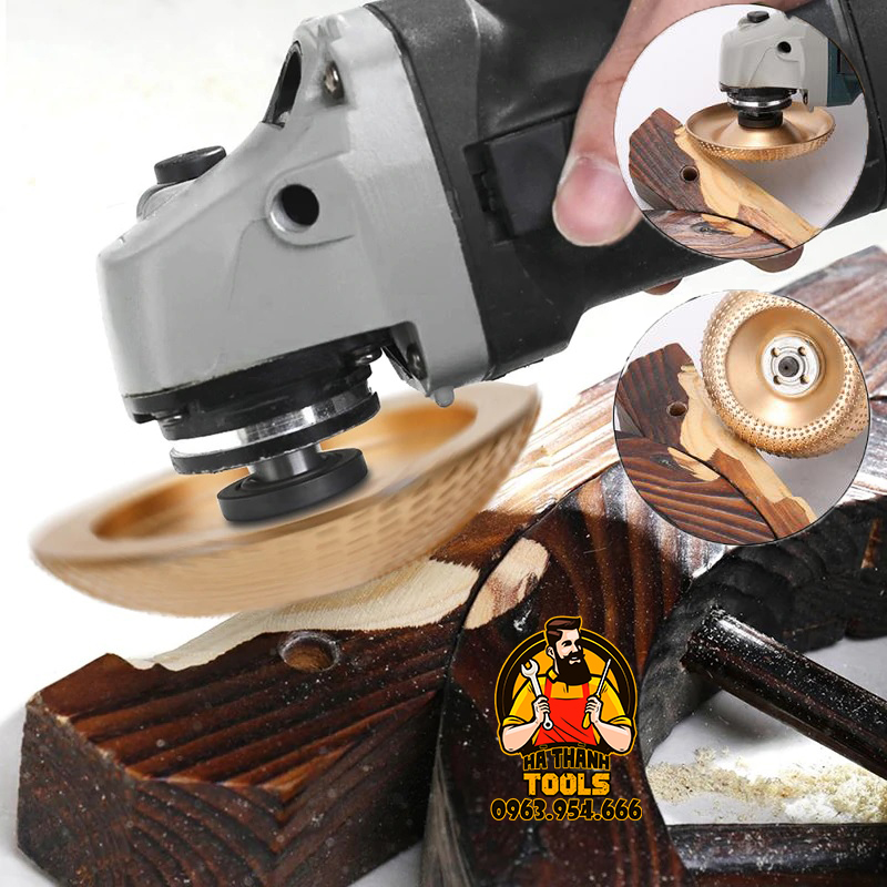 Đĩa phay mài cắt gỗ đa năng gắn cho máy mài máy cắt cầm tay