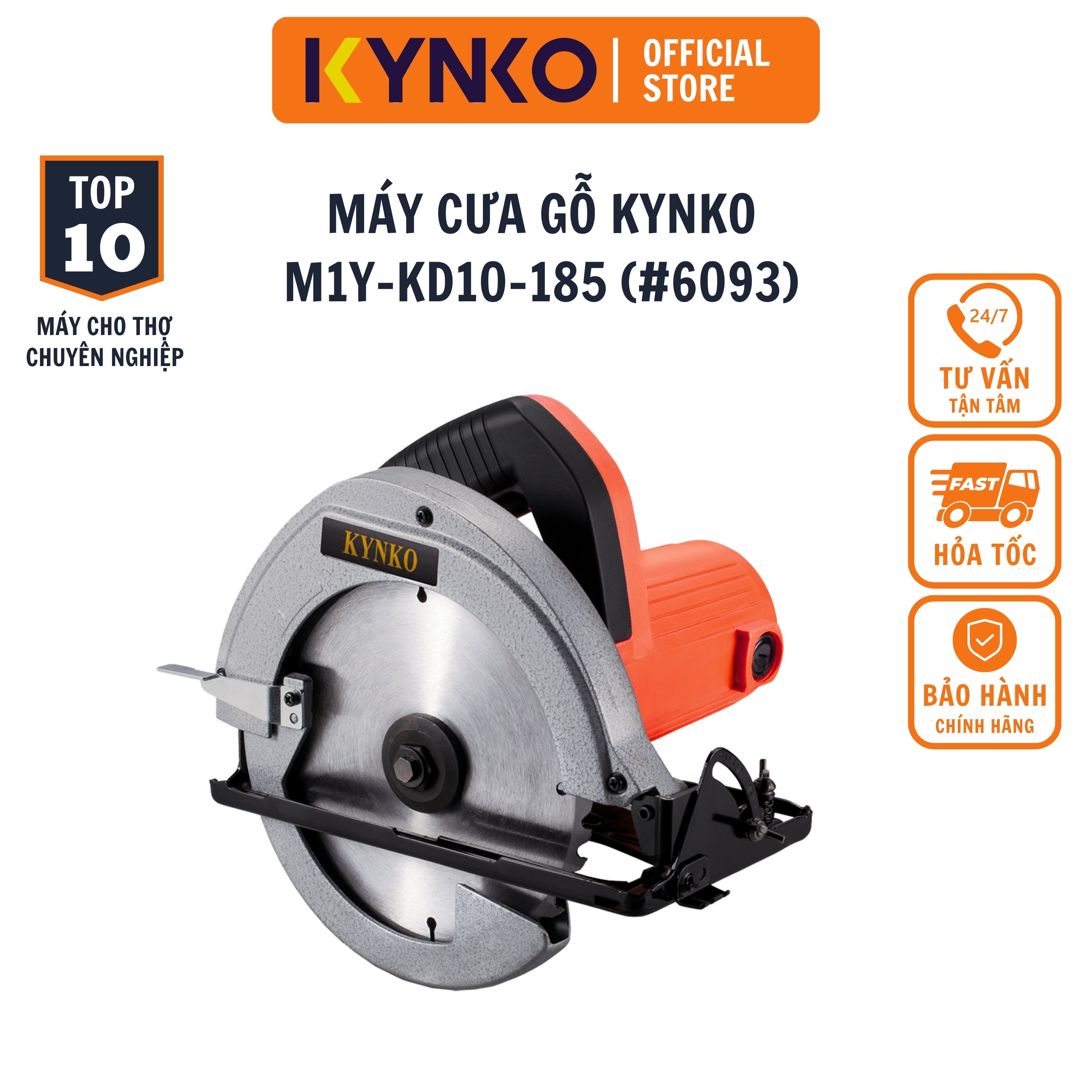 Máy cưa gỗ kynko miy- kd10 -185 cầm tay chính hãng giá tốt