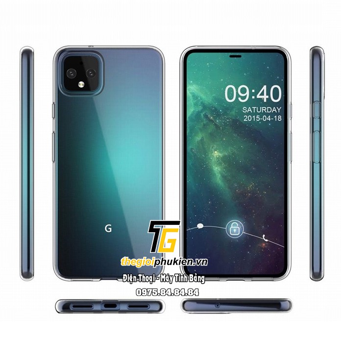Ốp lưng Google Pixel 4 dẻo trong siêu mỏng 0.5 mm