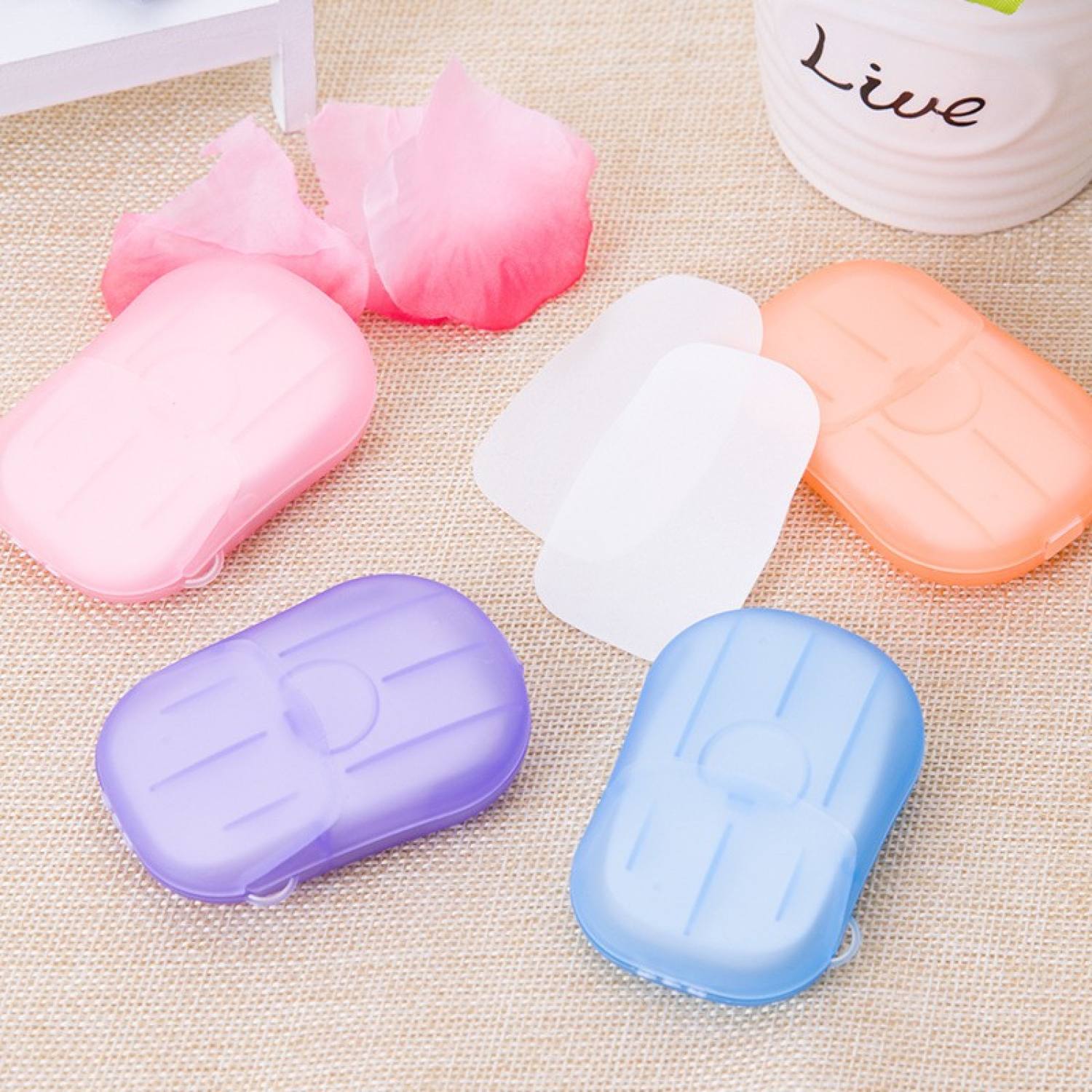 Xà phòng giấy du lịch 1 lần, xà bông rửa tay dạng miếng tiện lợi
