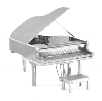 Mô Hình Kim Loại Lắp Ráp 3D Đàn Piano