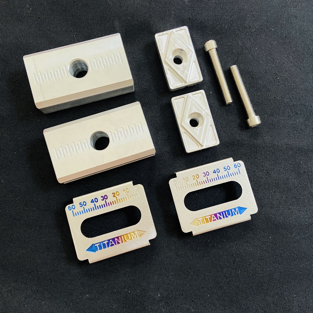 [COMBO] Bát tăng sên âm NHÔM CNC nguyên khối và nẹp gấp TITAN kèm đầy đủ ốc cho HONDA WINNER 150