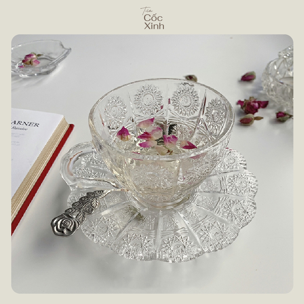 Set Tách Trà Cổ Điển Kiểu Bắc Âu - Chịu nhiệt cao dùng để uống trà hoặc decor