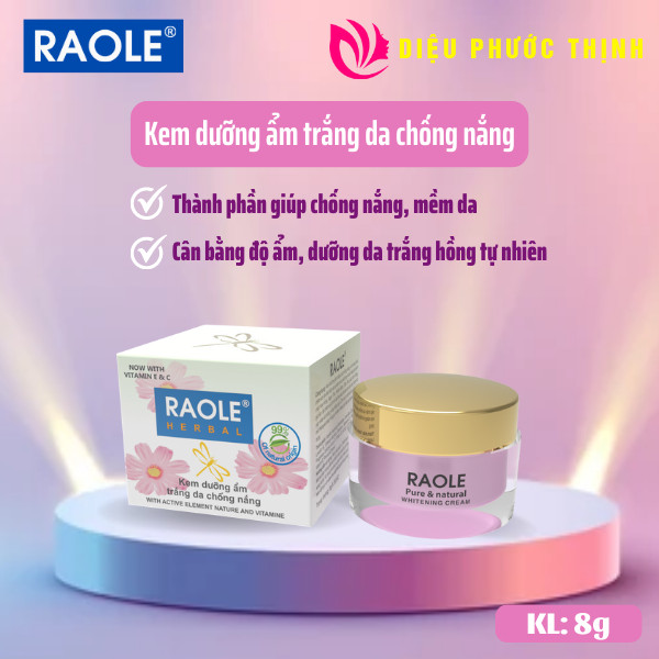 Kem dưỡng ẩm trắng da chống nắng RAOLE Kem RaoLe chính hãng