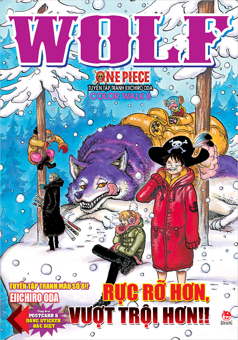 Kim đồng - one piece color walk 8 - wolf