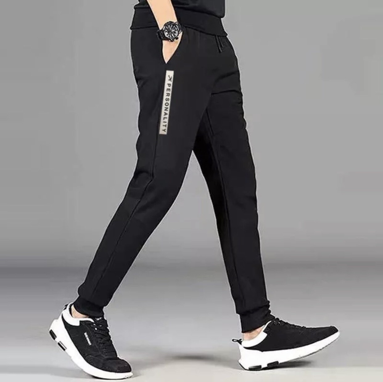 Quần dài thể thao jogger - thun thể thao polyester - chất dày dặn co giản 4 chiều - hot trend 2022