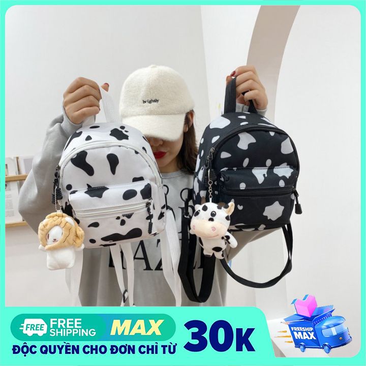 Balo bò sữa - Túi đeo chéo con bò sữa Boo nữ unisex balo mini thời trang Hàn Quốc giá rẻ