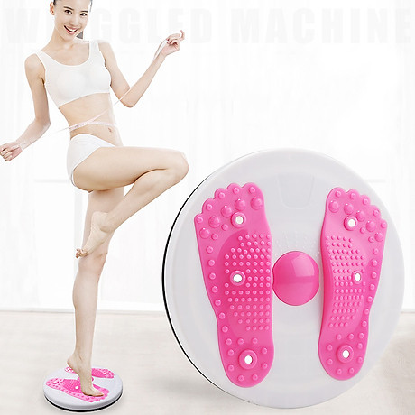 Bàn xoay eo 360 độ tập thể dục giảm cân tại nhà tiện lợi, bàn xoay eo tập bụng, Thiết kế nhỏ gọn nên dễ dàng cất giữ và mang theo để sử dụng mọi lúc mọi nơi.