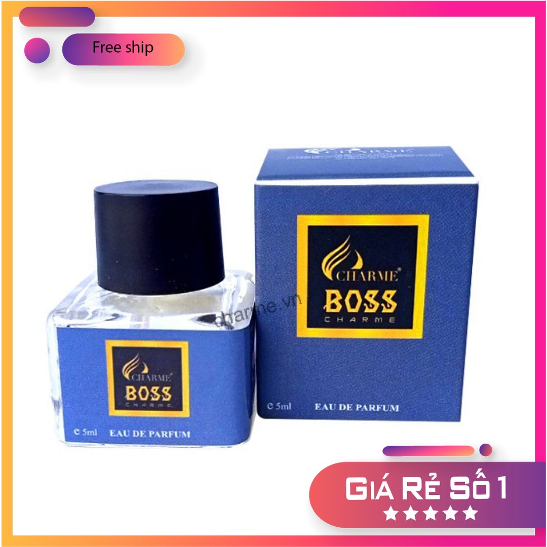 Nước Hoa Nam Boss Chamee Mini 5ml Chính Hãng Siêu Thơm