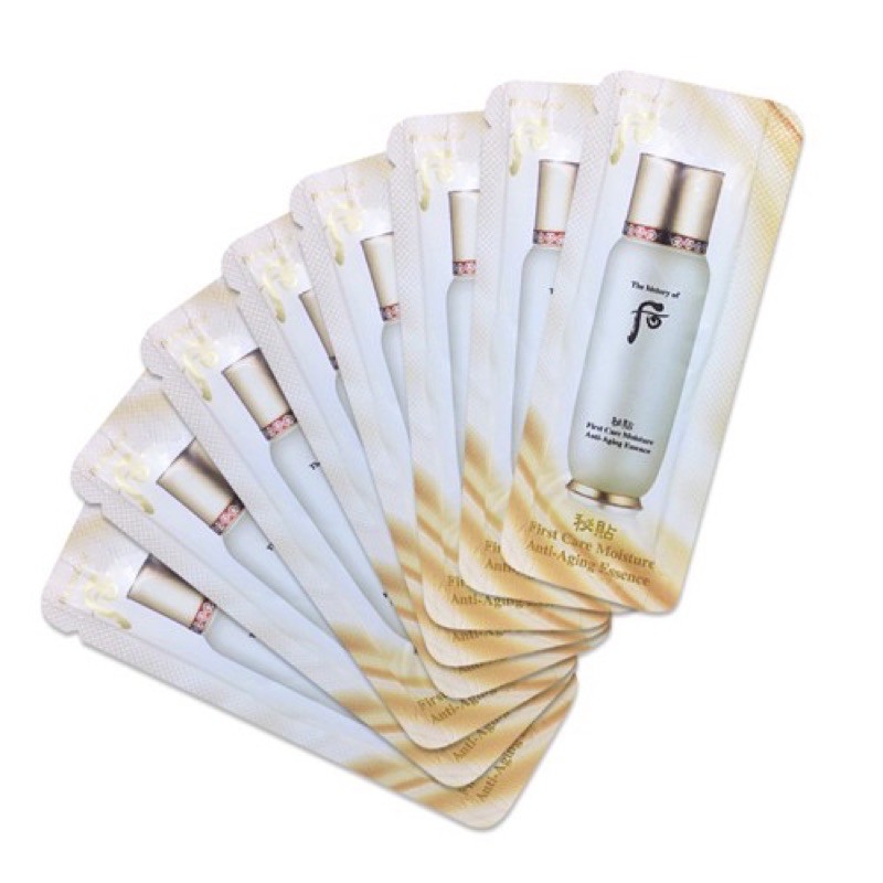Combo 10 gói tinh chất tuần hoàn whoo bichup first care| -