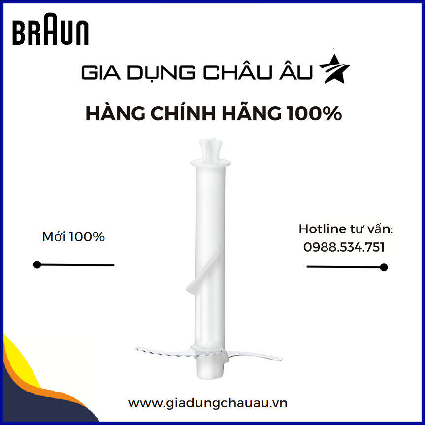 [CHÍNH HÃNG][HCM]Phụ kiện lưỡi dao răng cưa xay đá của cối xay đá Braun 1250ml (1.25L)-Hàng chính hãng-Lưỡi dao cối 1250ml tương thích với  dòng máy cầm tay Braun MQ5235 MQ5200 MQ5245 MQ5035 MQ5045 MQ3000 MQ3035 MQ3045 MQ735 MQ745