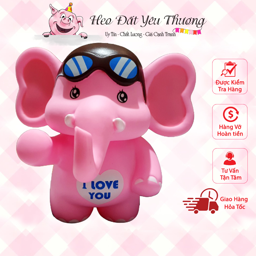 Ống tiết kiệm dáng chú voi con đáng yêu