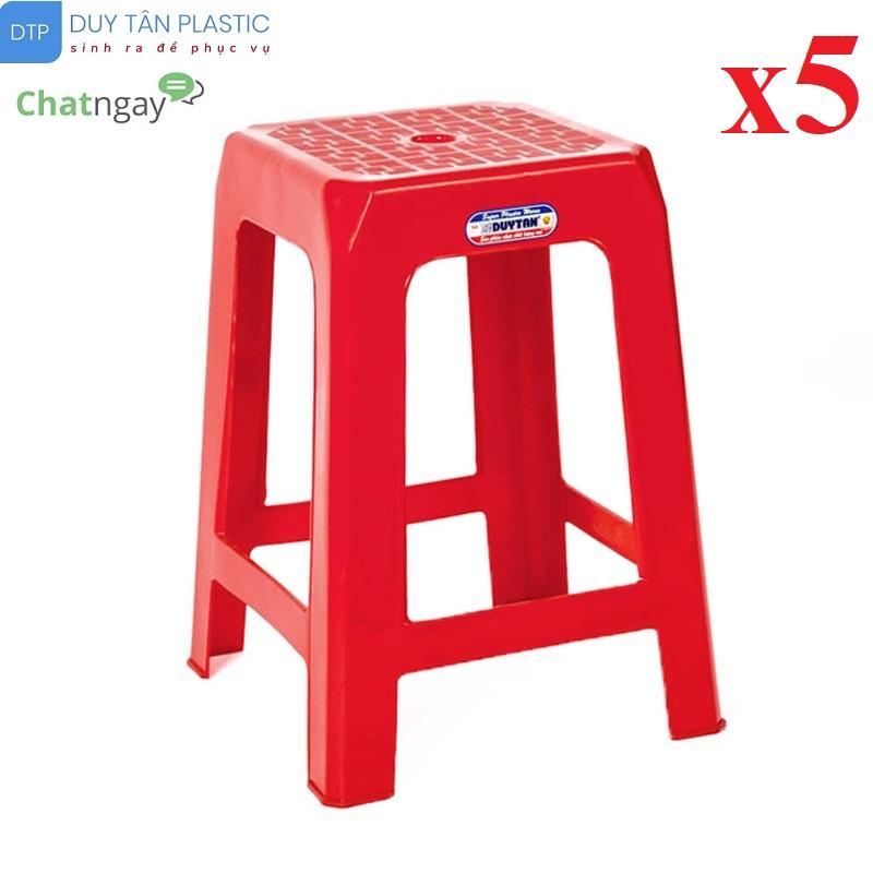 [HCM]COMBO 5 GHẾ NHỰA CAO KIỂU  DUY TÂN - Ghế chất lượng cao có nhiều màu sắc được phối màu trang nhã.