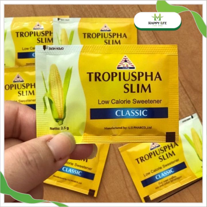 Đường ăn kiêng cho người tiểu đường, đường bắp ăn kiêng Tropiuspha Slim