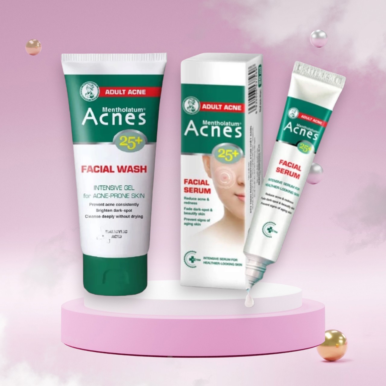 Bộ Acnes 25+ (1 Sữa rửa mặt 100g và 1 Tinh chất 20ml )