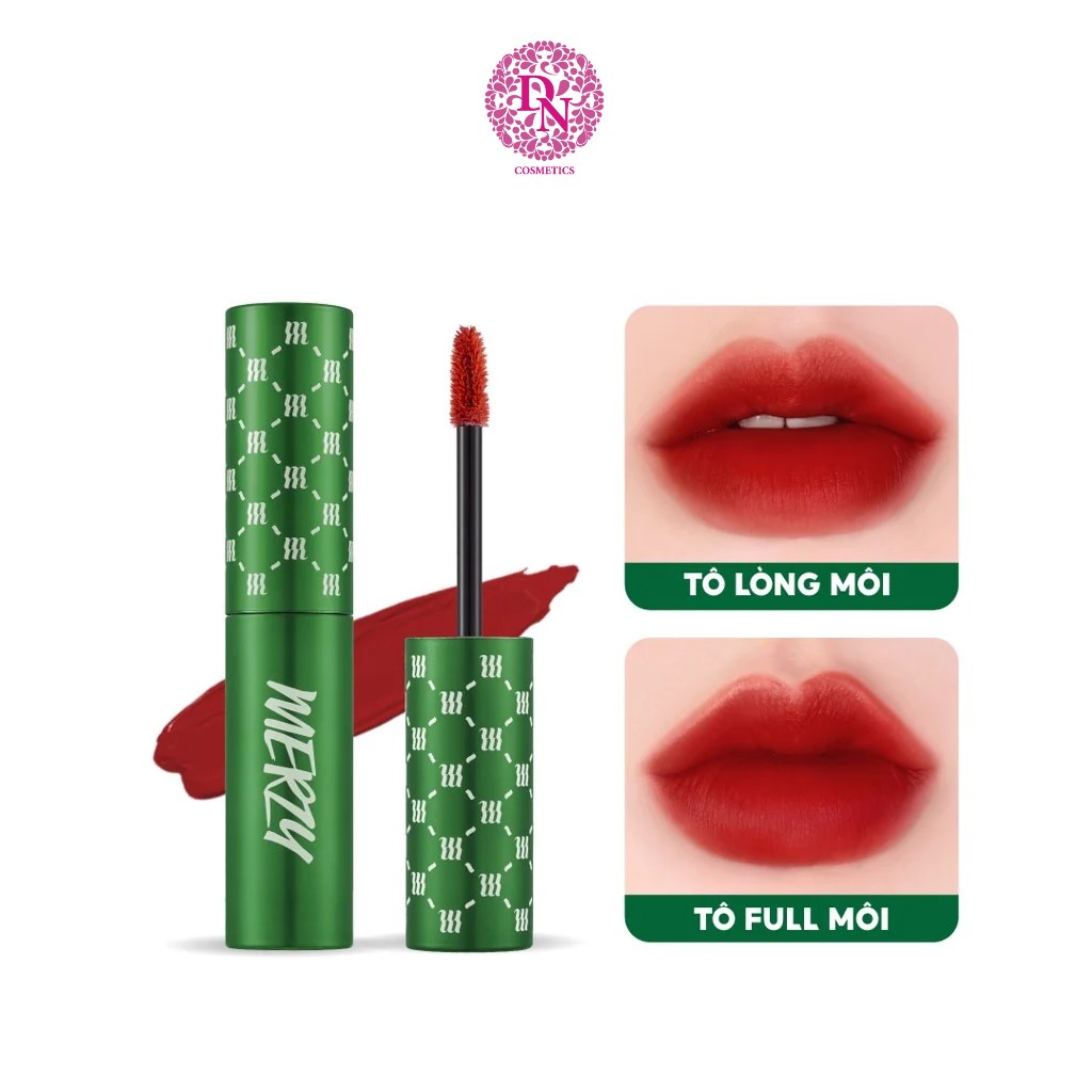 Son kem lỳ merzy the first velvet tint be yourself v6 - vỏ xanh lá 4.5g
