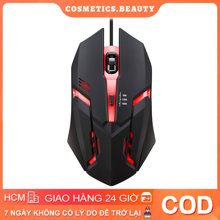 [HCM]Chuột Chuyên Game K2 Đèn led 7 màu đổi màu liên tục hot 2022