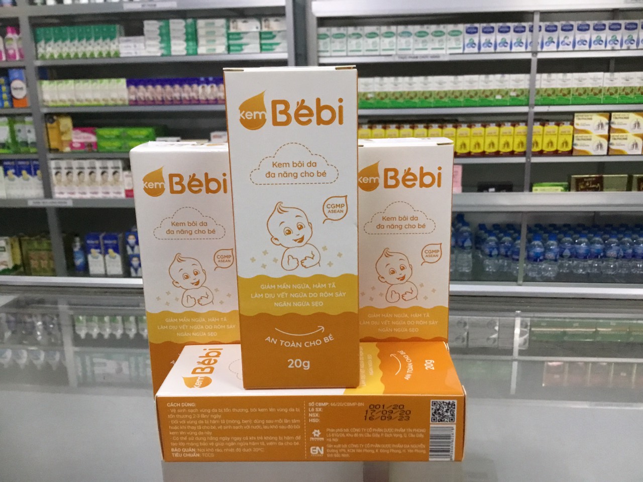Kem Bebi - kem bôi da đa năng cho bé (giảm mẫn ngứa, hâm tả, làm dịu ngứa do rơm xảy, ngăn ngừa sẹo)