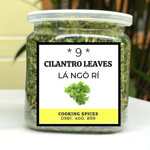 Lá ngò rí sấy khô