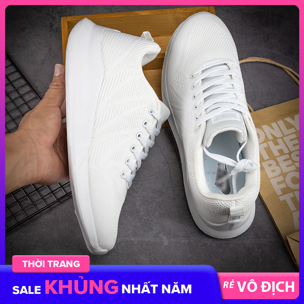 Giày Sneaker Nam Giày Thể Thao Nam F83 Màu Trắng - giày chạy bộ nam giày ulzzang nam giày thời trang nam giày đế bằng