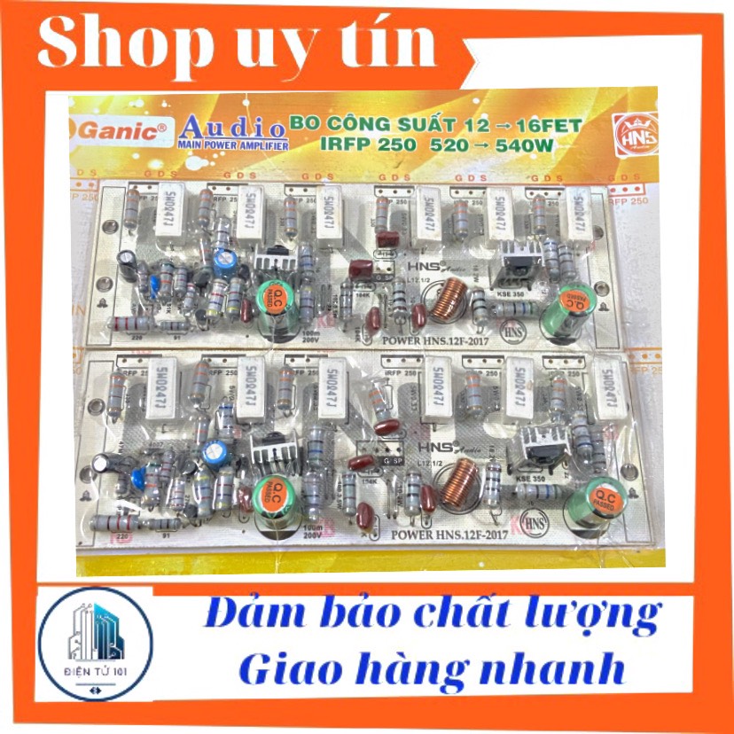 Mạch công suất 12 fet điện trở lớn chạy 1 loại irf250 / irf240 / irf260