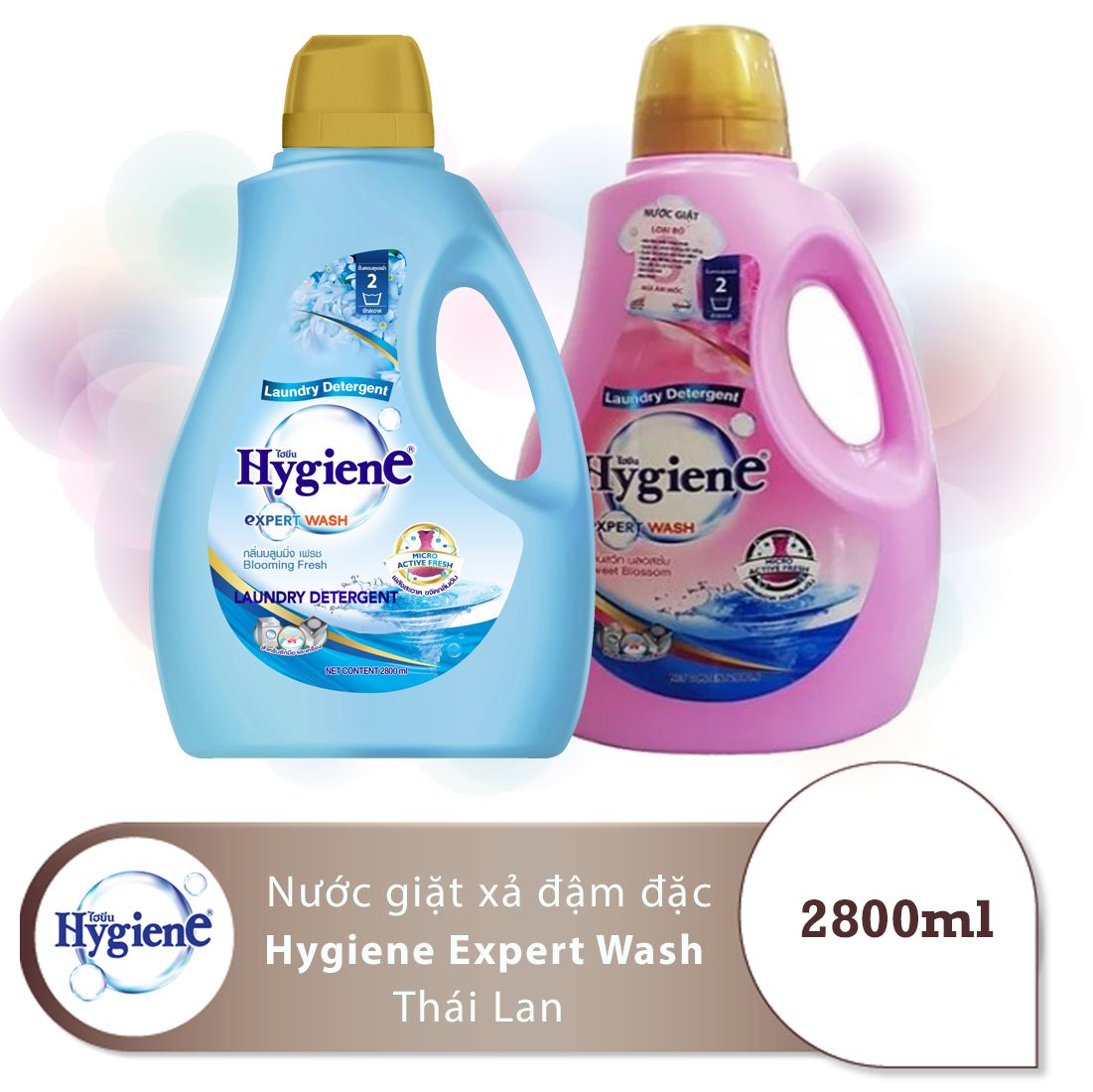 Nước giặt quần áo Hygiene Thái Lan - Micro Active 2800ml
