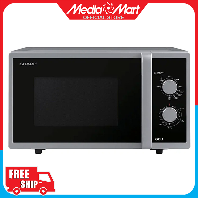 Lò vi sóng cơ có nướng 23l sharp r-g322vn-s
