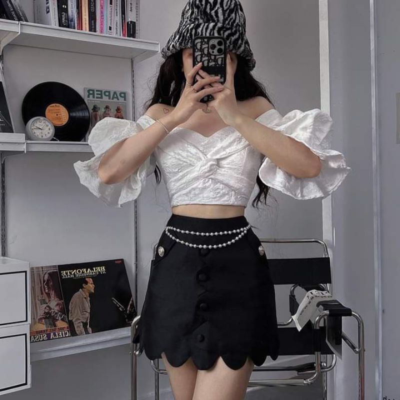 💢Áo cúp ngực bánh bèo gấm xốp hoa xinhhh xỉuuuu❤❤❤