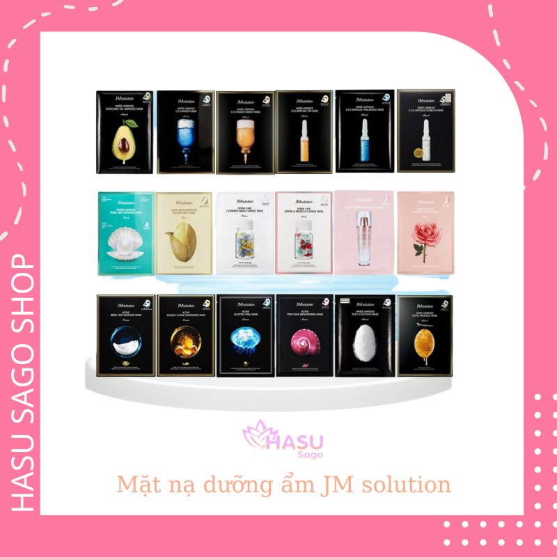 Lẻ miếng mặt nạ jm solution dưỡng trắng căng bóng da