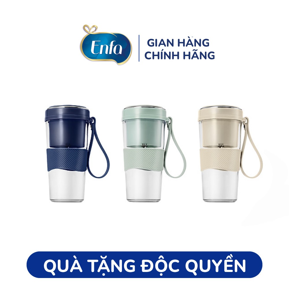 [Quà tặng không bán] Máy xay sinh tố cầm tay 400ml Elmich BLE9215AB