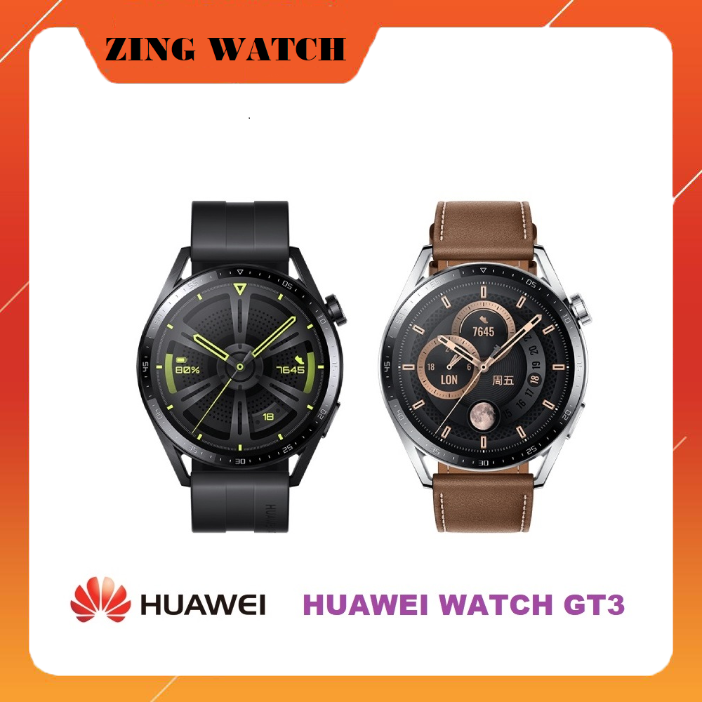 Đồng hồ thông minh huawei watch gt3 46mm - hàng chính hãng nguyên seal