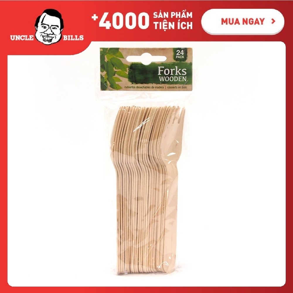 Bộ 24 nĩa gỗ tiên lợi ubl – ob0258