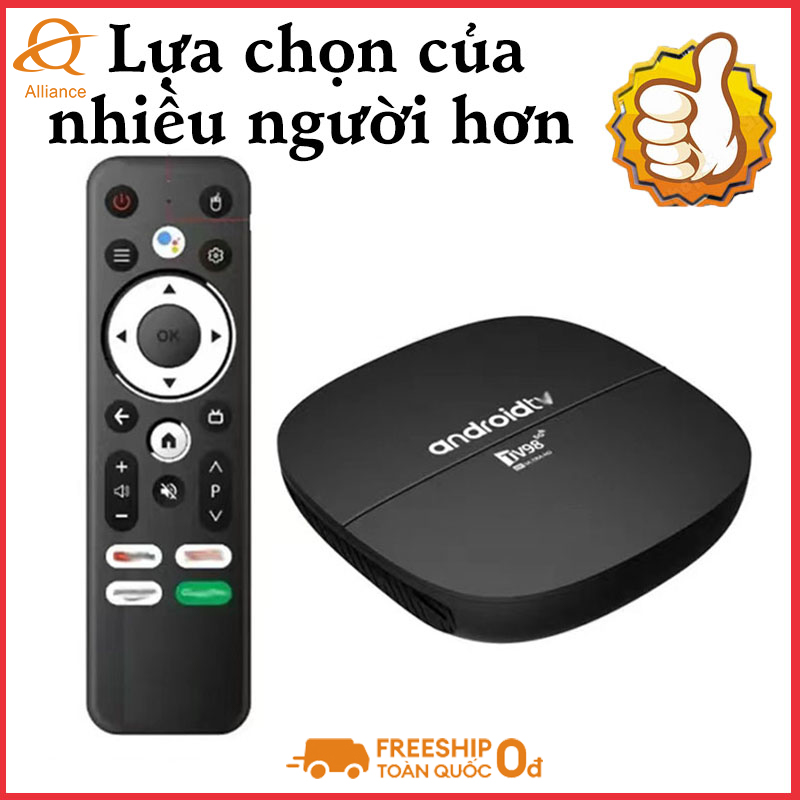 Android TV Box,Bluetooth tần số đôi kết nối wifi 5G,16G+256GB,TV 98 Hỗ trợ điều khiển bằng giọng nói,Xem mượt mà YouTube